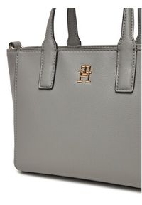 TOMMY HILFIGER - Tommy Hilfiger Torebka AW0AW16907 Szary. Kolor: szary. Materiał: skórzane #5
