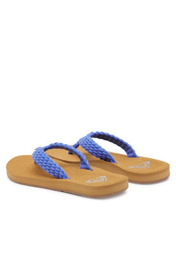 Roxy Japonki ARJL101166 Niebieski. Kolor: niebieski. Materiał: materiał