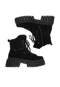 DeeZee Śniegowce HX22097-1 Czarny. Kolor: czarny. Materiał: materiał #6