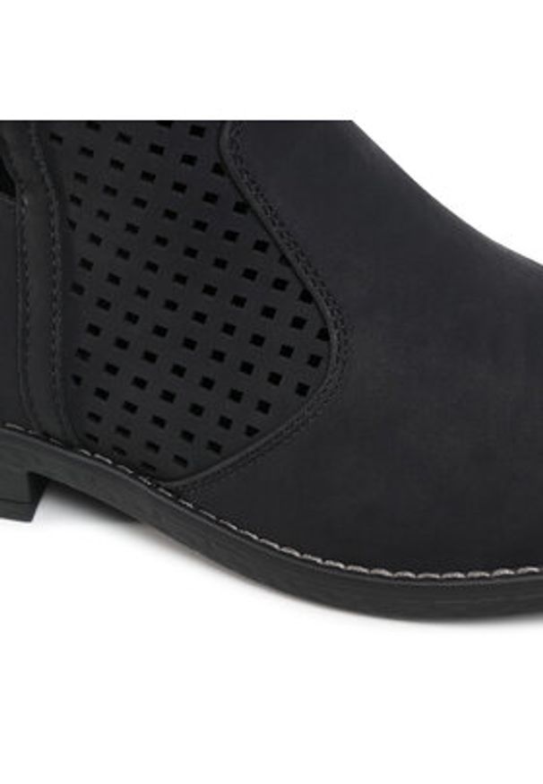 Clara Barson Botki WS2796-09 Czarny. Kolor: czarny. Materiał: skóra