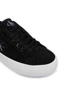 Calvin Klein Sneakersy Vulc Flatf Laceup Suede HW0HW03088 Czarny. Kolor: czarny. Materiał: zamsz, skóra #3