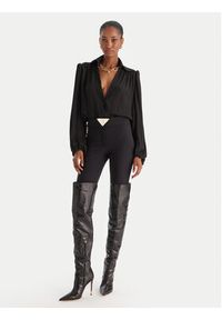 Babylon Spodnie materiałowe E00057 Czarny Slim Fit. Kolor: czarny. Materiał: syntetyk #2