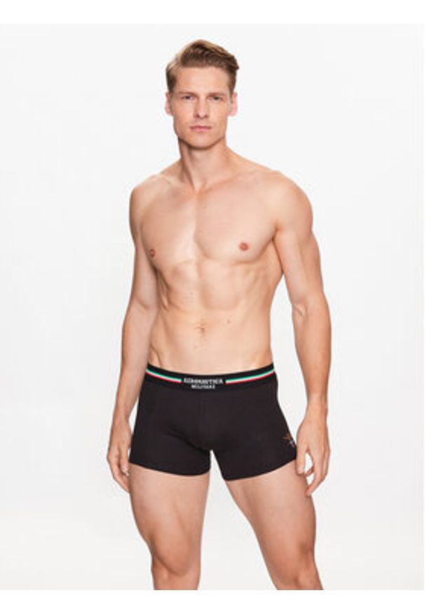 Aeronautica Militare Komplet bokserek AM1UBX001 Czarny. Kolor: czarny. Materiał: bawełna