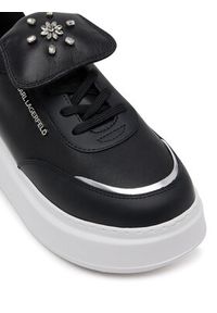 Karl Lagerfeld - KARL LAGERFELD Sneakersy KL63519 Czarny. Kolor: czarny. Materiał: skóra #5