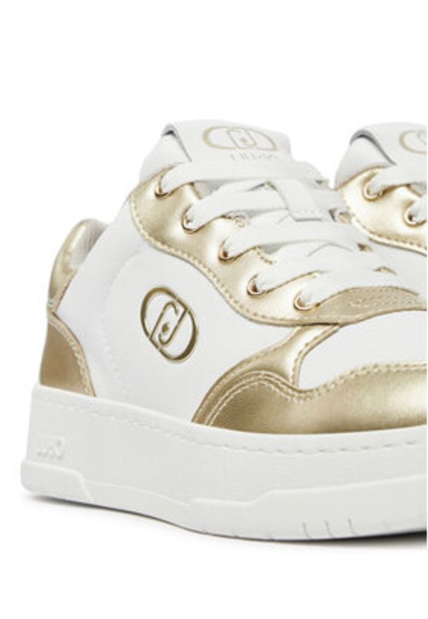 Liu Jo Sneakersy BA5037 PX656 Biały. Kolor: biały. Materiał: skóra