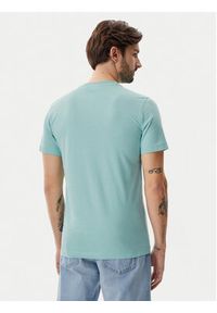 Calvin Klein Jeans T-Shirt J30J327100 Błękitny Regular Fit. Kolor: niebieski. Materiał: bawełna