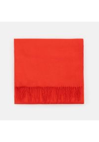 Mohito - Gładki szalik z wiskozą - Czerwony. Kolor: czerwony. Materiał: wiskoza. Wzór: gładki