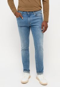 Mustang - MUSTANG Frisco Skinny MĘSKIE SPODNIE JEANSOWE JEANSY DŻINS Denim Blue 1014585 5000 433 #5