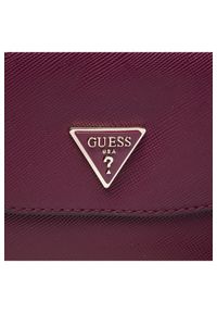 Guess - GUESS Bordowa torebka cordelia na ramię. Kolor: czerwony. Dodatki: z breloczkiem. Rodzaj torebki: na ramię #6