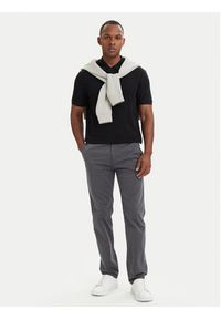 BOSS Chinosy 50534378 Szary ciemny Regular Fit. Kolor: szary. Materiał: bawełna #4