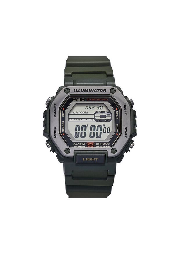 Zegarek Casio. Kolor: zielony