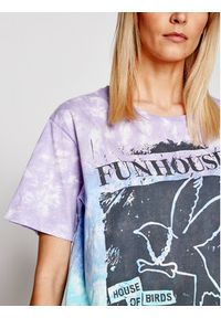 One Teaspoon T-Shirt Fun House Boyfriend Tee 23903 Niebieski Boyfriend Fit. Kolor: niebieski. Materiał: bawełna #5