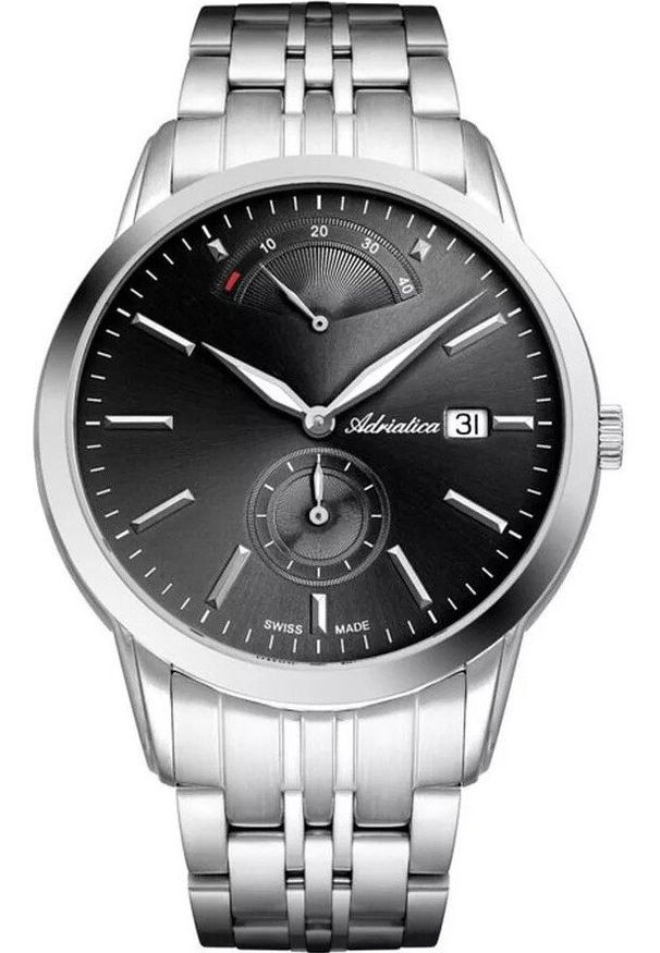 Zegarek męski Adriatica A8306.5116A srebrny. Kolor: srebrny