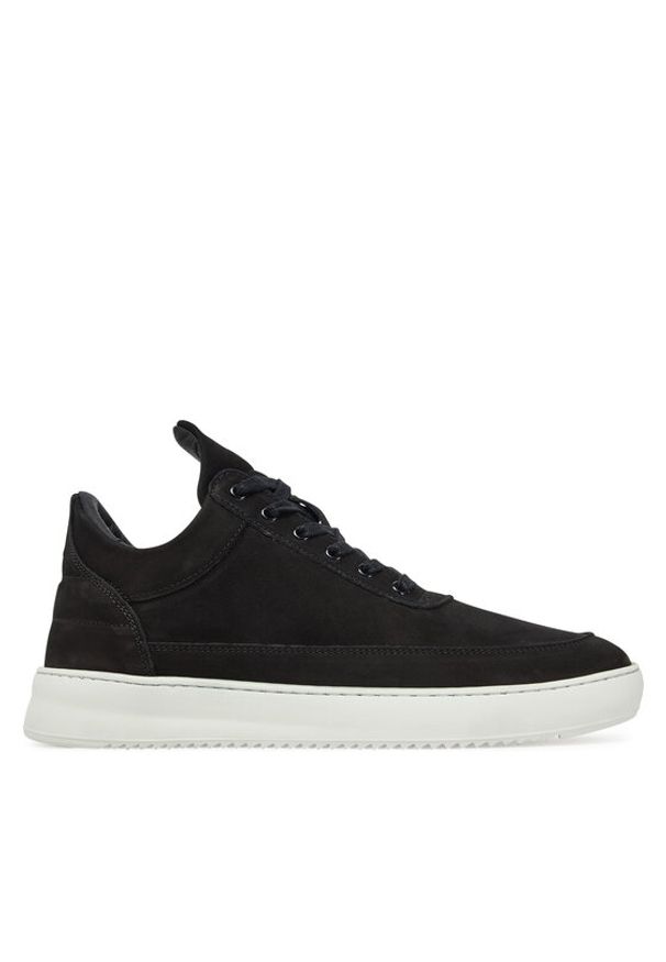 Filling Pieces Sneakersy Low Top Ripple 25122841861 Czarny. Kolor: czarny. Materiał: nubuk, skóra