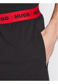 Hugo Spodnie piżamowe Linked 50480236 Czarny Regular Fit. Kolor: czarny. Materiał: bawełna