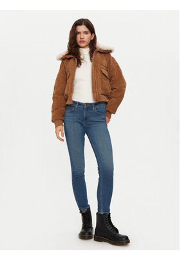 Lee Jeansy 112355242 Niebieski Regular Fit. Kolor: niebieski