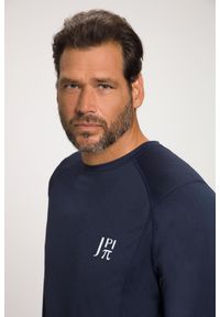JAY-PI - Męska Koszulka funkcyjna FLEXNAMIC® fitness rękaw 1/2 QuickDry. Kolekcja: plus size. Kolor: niebieski. Materiał: elastan, poliester, materiał. Sport: fitness