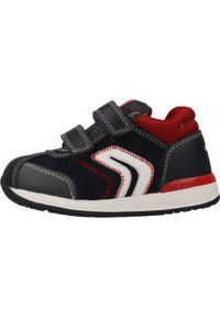 Geox - Buty GEOX B RISHON BOY Niebieski. Kolor: niebieski. Materiał: tkanina, skóra. Sport: turystyka piesza