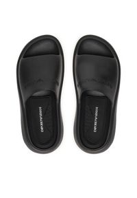 Emporio Armani Klapki EM005960 AF26000 UC001 Czarny. Kolor: czarny. Materiał: syntetyk #4