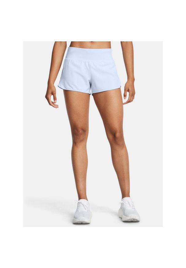 Spodenki do biegania damskie Under Armour Launch Pro 3''. Kolor: niebieski. Sport: bieganie