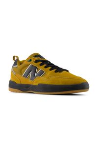 Buty męskie New Balance Numeric UN808BNB – brązowe. Kolor: brązowy. Materiał: materiał, zamsz, syntetyk, guma, skóra. Szerokość cholewki: normalna. Sport: skateboard #6
