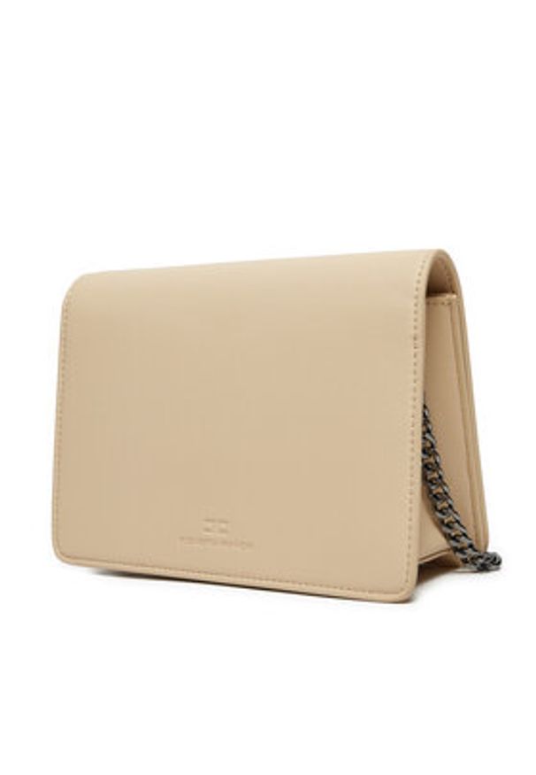 Elisabetta Franchi Torebka BS-11A-46E2-V250 Beżowy. Kolor: beżowy. Materiał: skórzane