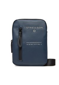 Strellson Saszetka Brian 4010003053 Granatowy. Kolor: niebieski. Materiał: materiał