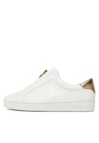 MICHAEL Michael Kors Sneakersy Keaton Zip Slip On 43R4KTFP2L Złoty. Zapięcie: bez zapięcia. Kolor: biały. Materiał: skóra