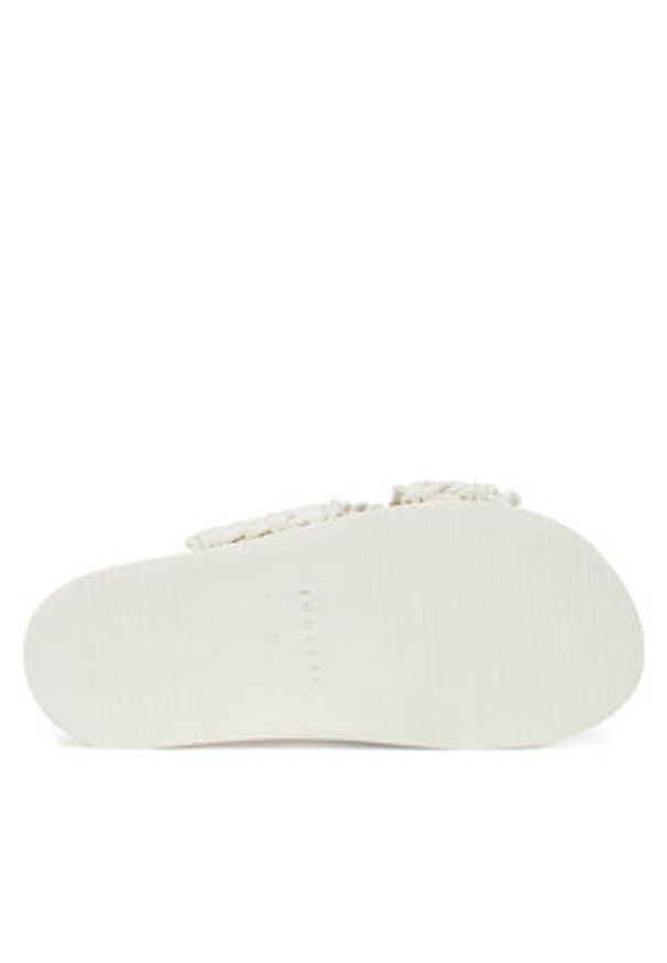 Inuikii Klapki Woven Stones Platform 70103-106 1100 Écru. Materiał: materiał. Obcas: na platformie