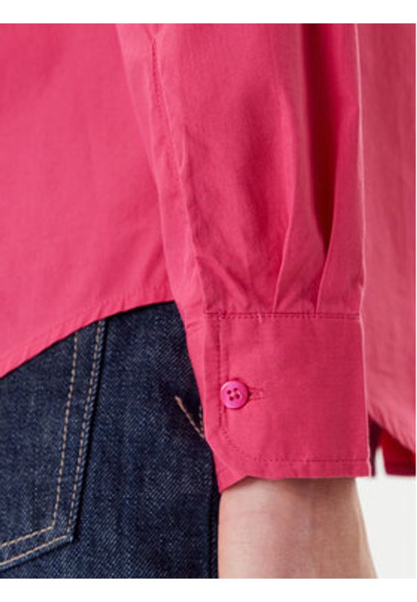 United Colors of Benetton - United Colors Of Benetton Koszula 5HAXDQ0AX Różowy Regular Fit. Kolor: różowy. Materiał: bawełna