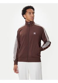 Adidas - adidas Bluza adicolor Classics Firebird KA0459 Brązowy Loose Fit. Kolor: brązowy. Materiał: syntetyk #1