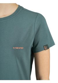 Viking - T-shirt damski VIKING Harvi Bamboo. Kolor: niebieski. Sport: turystyka piesza #2