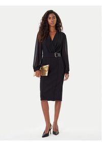 Rinascimento Sukienka koktajlowa CFC0126228003 Czarny Slim Fit. Kolor: czarny. Materiał: syntetyk. Styl: wizytowy #5
