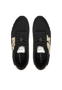 Armani Exchange Sneakersy XW002150 AF19388 MC077 Czarny. Kolor: czarny. Materiał: materiał