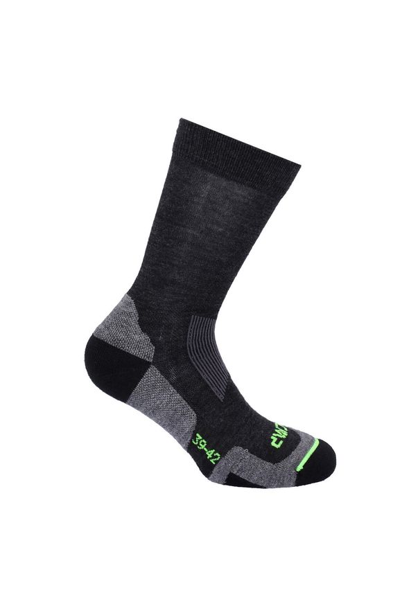 Skarpety merino CMP Trekking Wool Sock. Kolor: czarny