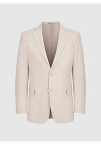 Pako Lorente - PAKO LORENTE – Marynarka garniturowa w kolorze beżowym. Kolor: beżowy. Materiał: poliester, wełna, wiskoza, elastan. Wzór: gładki #1