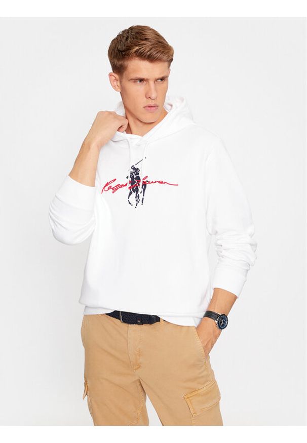 Polo Ralph Lauren Bluza 710918000001 Biały Regular Fit. Typ kołnierza: polo. Kolor: biały. Materiał: bawełna