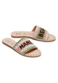 Manebi Klapki Leather Sandals S 3.8 Y0 Kolorowy. Materiał: materiał. Wzór: kolorowy