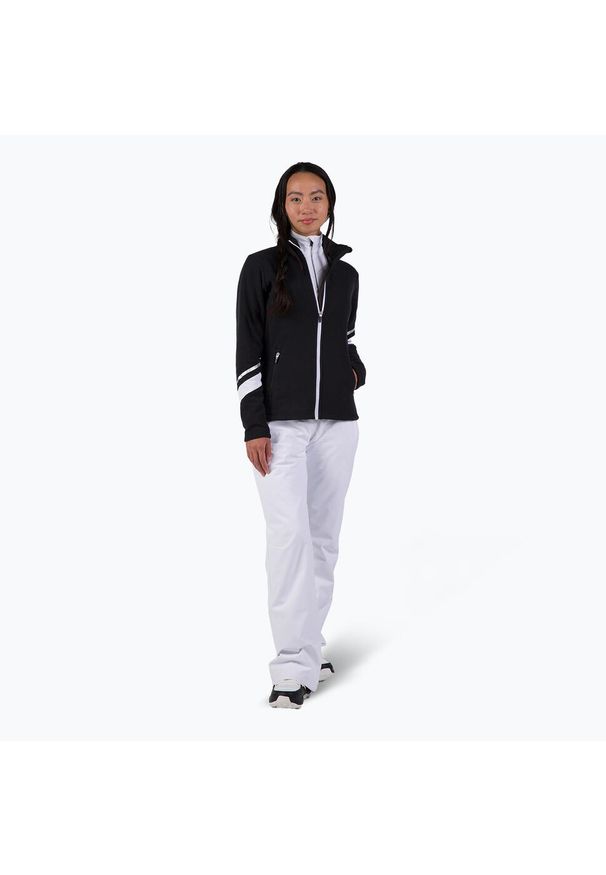 Bluza damska Rossignol Strawpile Fleece Fz. Kolor: czarny. Sezon: zima. Sport: narciarstwo