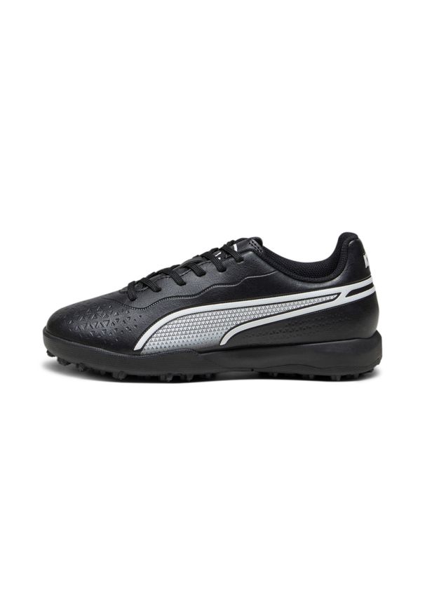 Puma - Buty piłkarskie dla dzieci PUMA King Match Tt Jr. Kolor: biały, wielokolorowy, czarny. Sport: piłka nożna