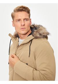 Jack & Jones - Jack&Jones Parka Construct 12258406 Beżowy Regular Fit. Kolor: beżowy. Materiał: syntetyk #3