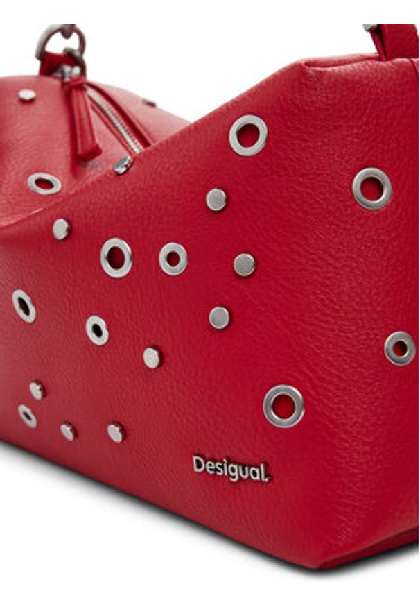 Desigual Torebka 25SAXPAN Czerwony. Kolor: czerwony. Materiał: skórzane