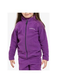 Bluza rozpinana dziecięca Didriksons Monte Full Zip. Kolor: fioletowy