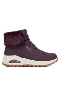 skechers - Skechers Trzewiki Uno Rugged 167274/WINE Bordowy. Kolor: czerwony. Materiał: skóra #1