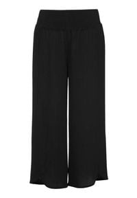 Cellbes Spodnie typu culotte z krepy Czarny female czarny 42/44. Kolor: czarny. Materiał: materiał #1