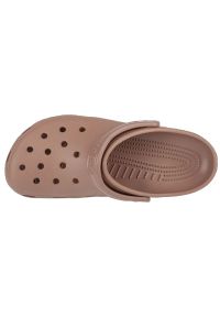 Klapki Crocs Classic Clog 10001-2Q9 brązowe. Kolor: brązowy. Materiał: materiał, tworzywo sztuczne, guma #3