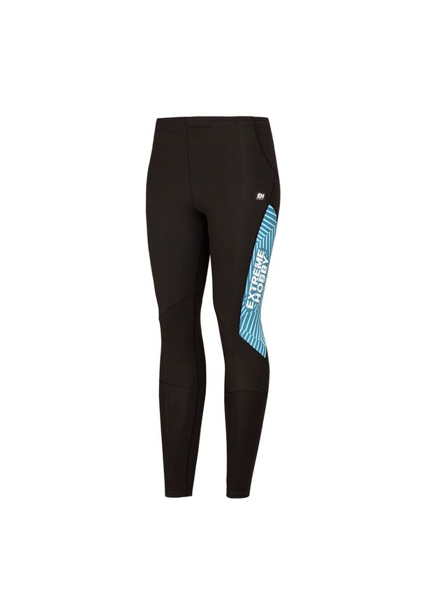 Legginsy do biegania damskie EXTREME HOBBY CALEIDOSCOPE. Kolor: niebieski, turkusowy, wielokolorowy. Materiał: elastan, poliester. Długość: długie. Sezon: wiosna, jesień. Sport: kolarstwo, bieganie
