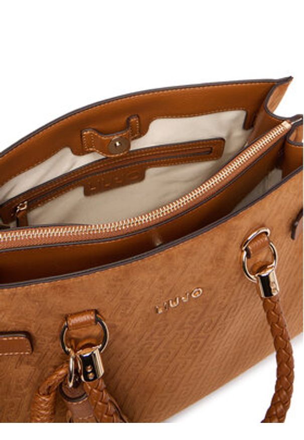 Liu Jo Torebka AA6086 T384A Brązowy. Kolor: brązowy. Materiał: skórzane