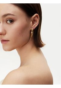 Guess Kolczyki JUBE05 160JW Złoty. Materiał: metalowe. Kolor: złoty