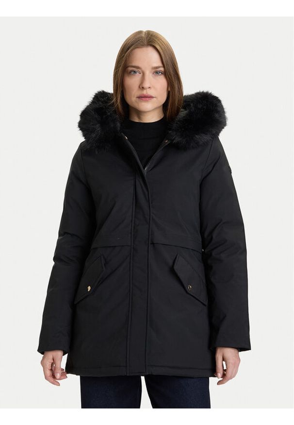 Rinascimento Kurtka zimowa CFC0122158003 Czarny Regular Fit. Kolor: czarny. Materiał: syntetyk. Sezon: zima